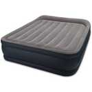 Buy Intex Queen Deluxe Pillow Rest Raised Air Bed with Pump Air