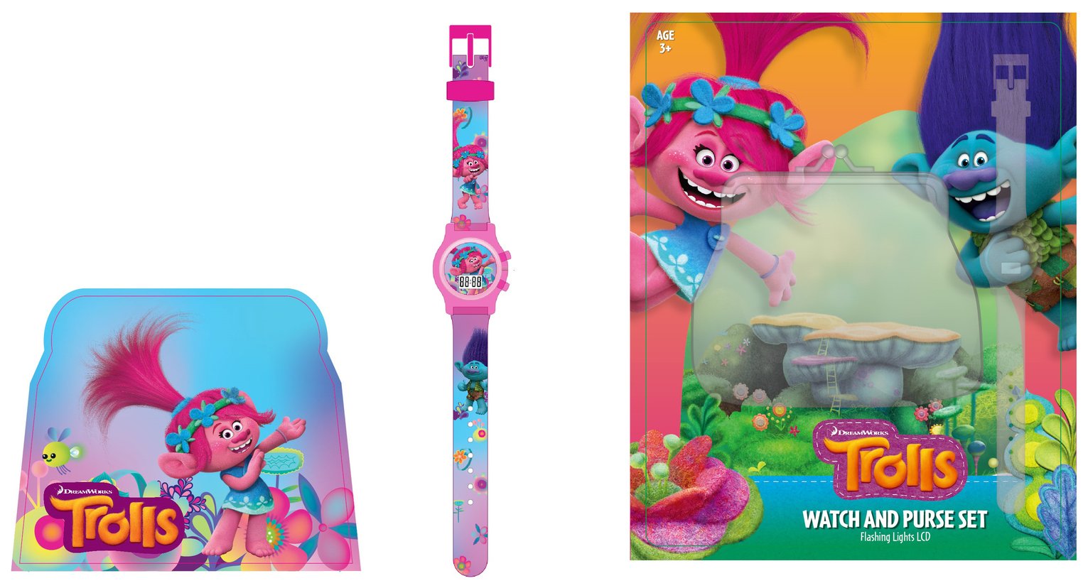 Trolls Watch and Purse Set