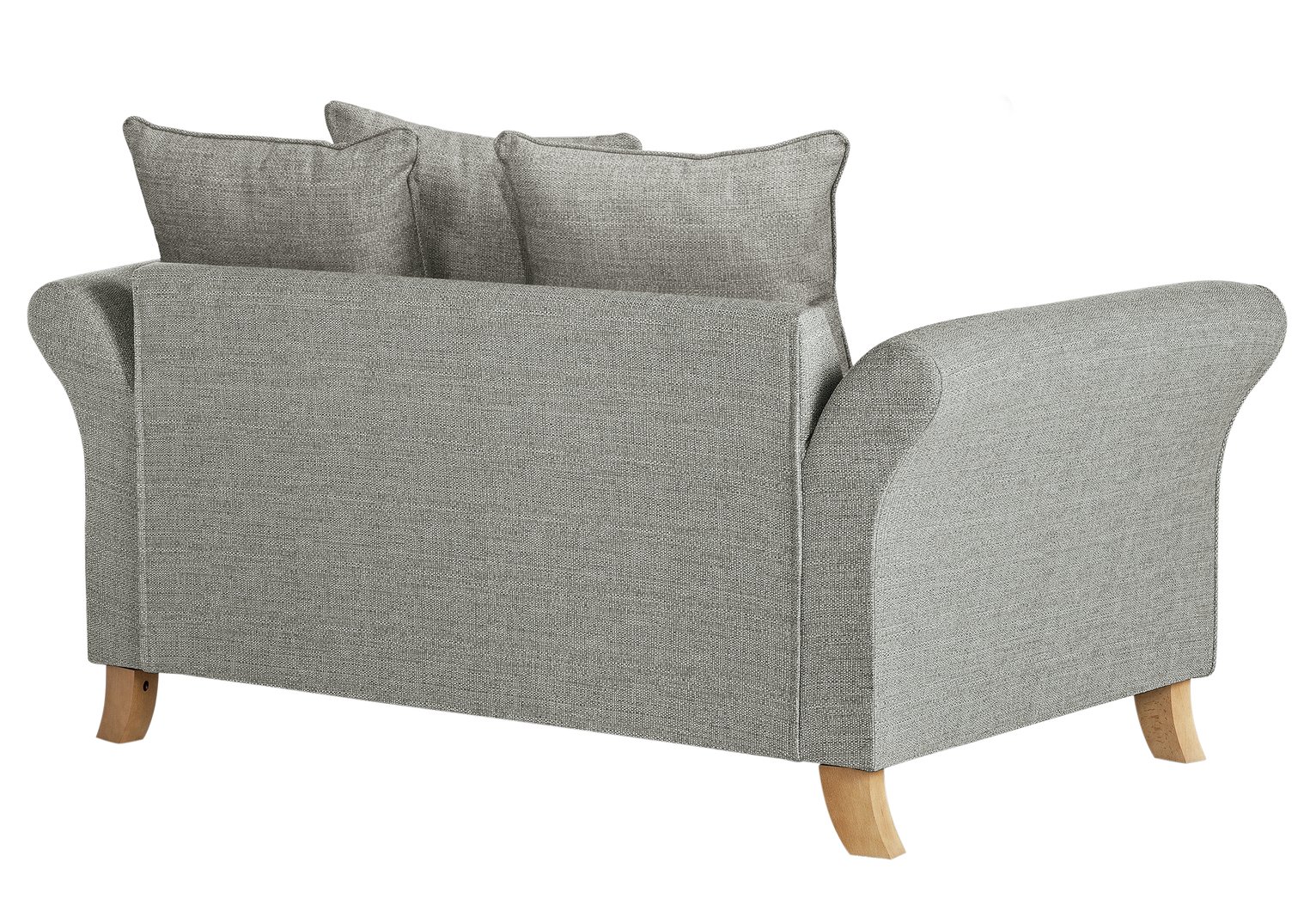 Argos Home Kayla 2 Seat Scatter Back Fabric Sofa -Light Grey Review