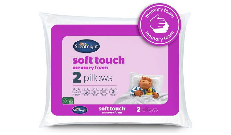 Buy Silentnight Soft Touch Memory Foam Medium Pillow 2 Pack