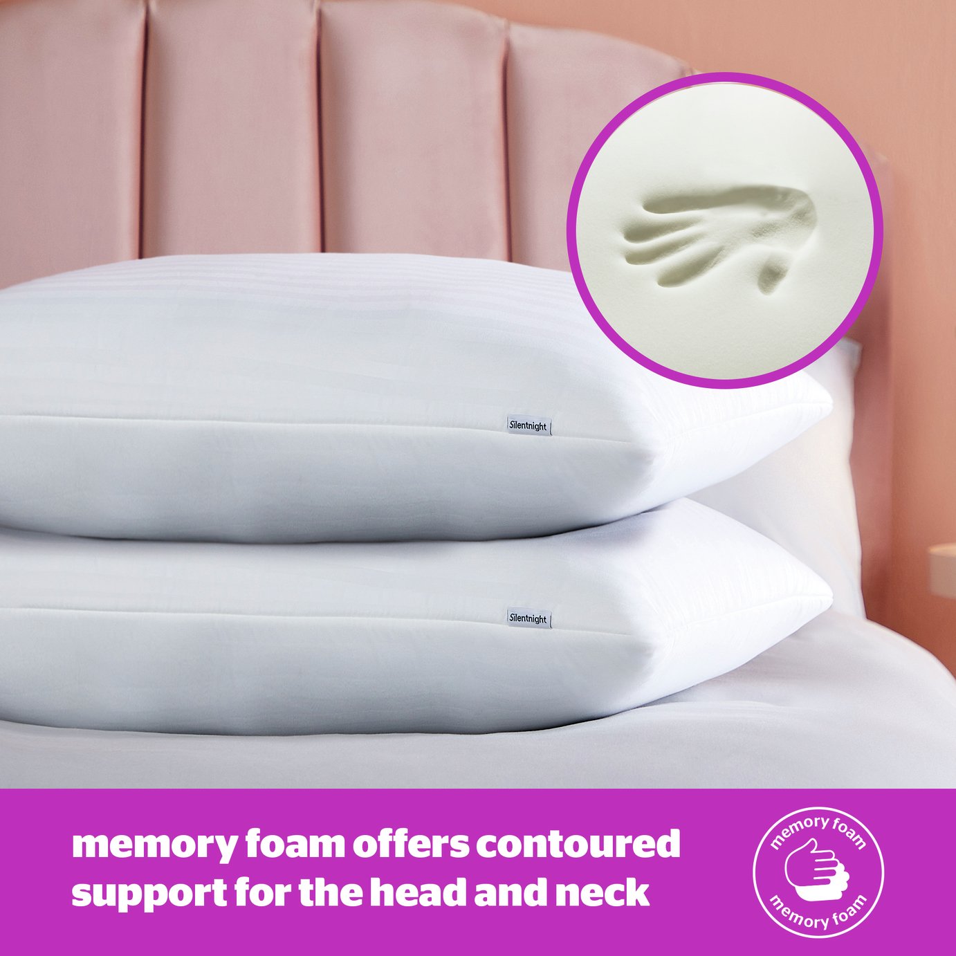 Silentnight Soft Touch Memory Foam Firm Pillow Review