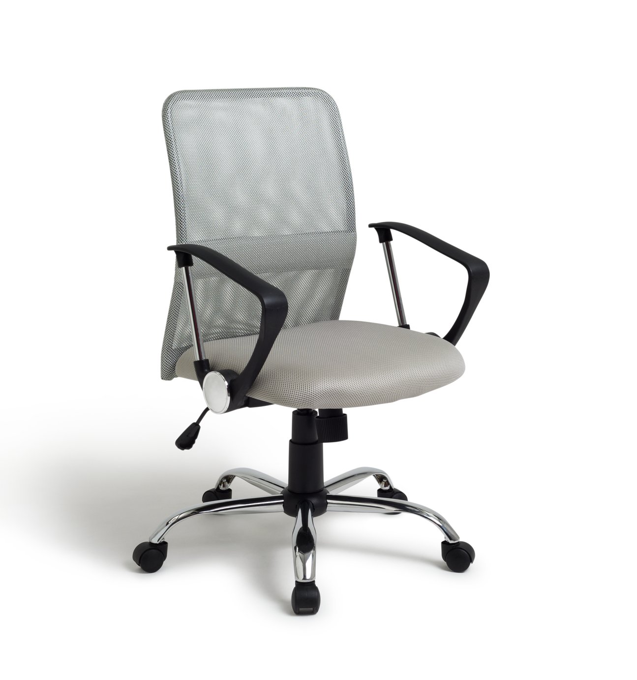 Habitat Mesh Mid Back Ergonomic Office Chair - Grey