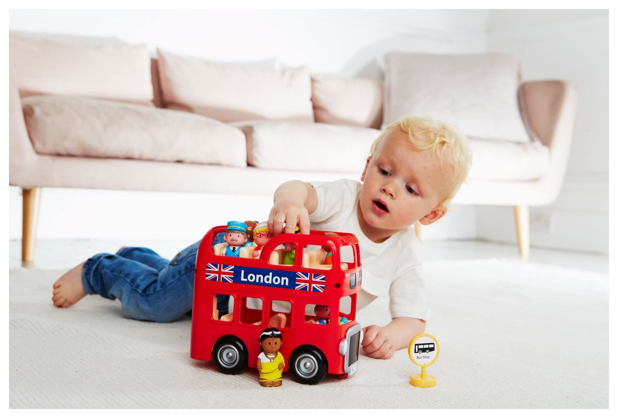 elc happyland london bus set