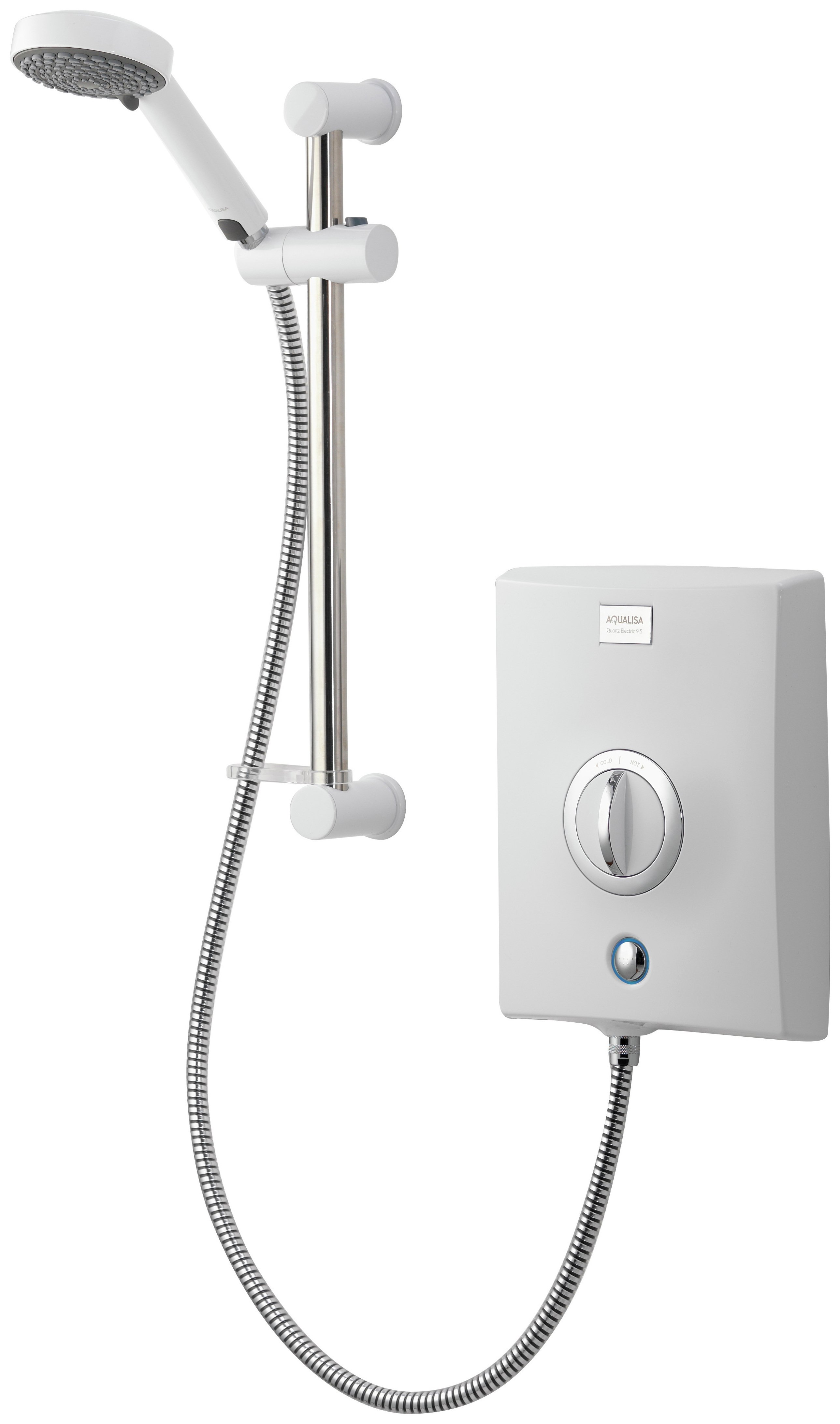 Aqualisa Quartz Electric Shower 8.5kW - White