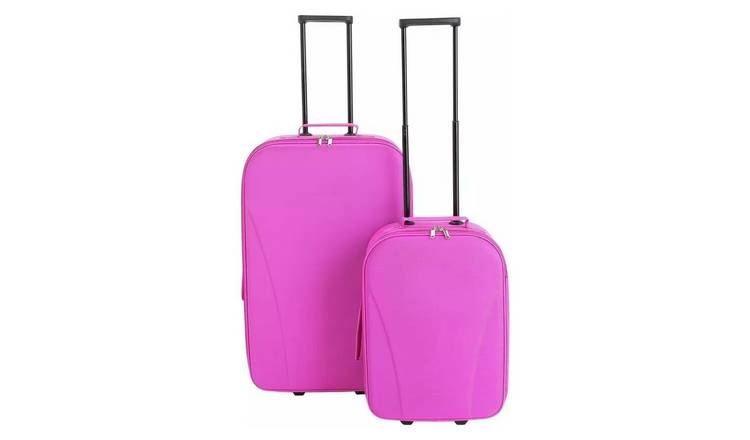 pink suitcase argos