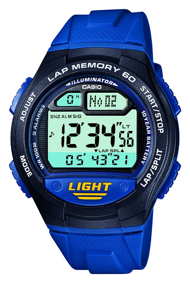 Casio Men's Blue Resin Strap Watch