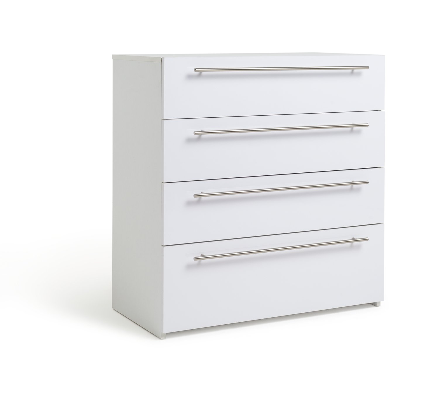 Habitat Atlas 4 Drawer Chest of Drawers - White Gloss