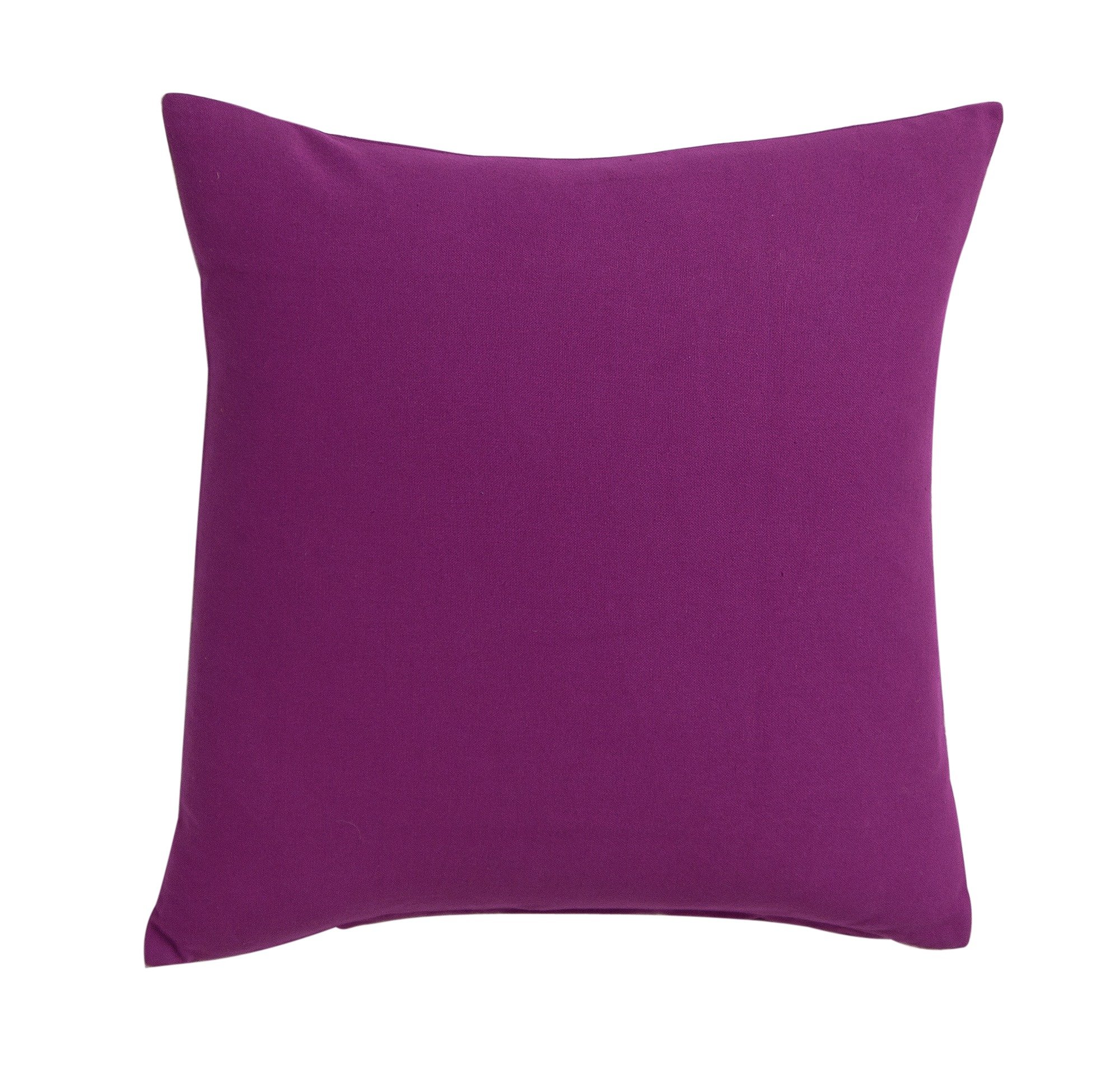 ColourMatch Cotton Cushion - Grape. Review
