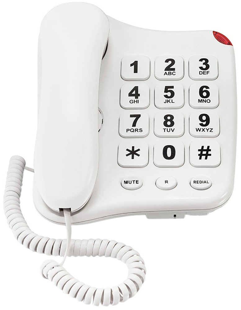 Binatone Big Button Corded Telephone - Single