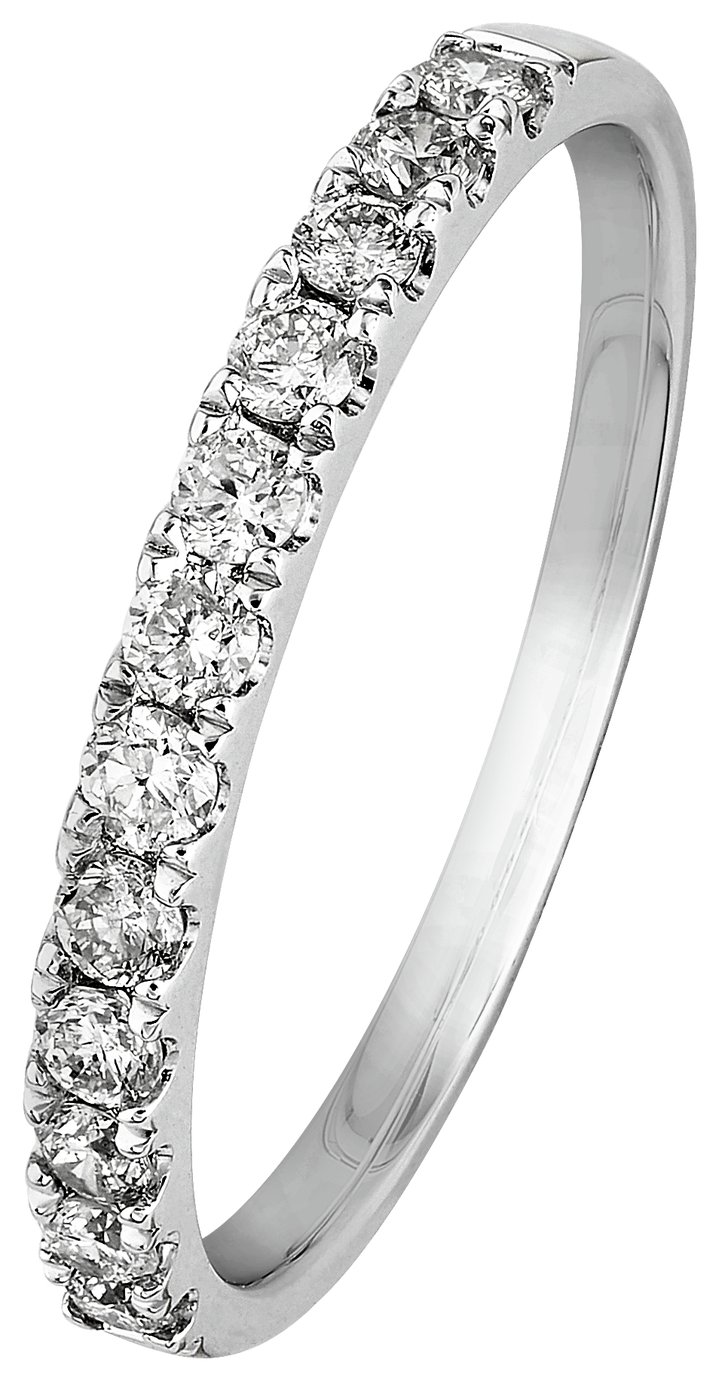 Revere 9ct White Gold 0.33ct tw Diamond Eternity Ring