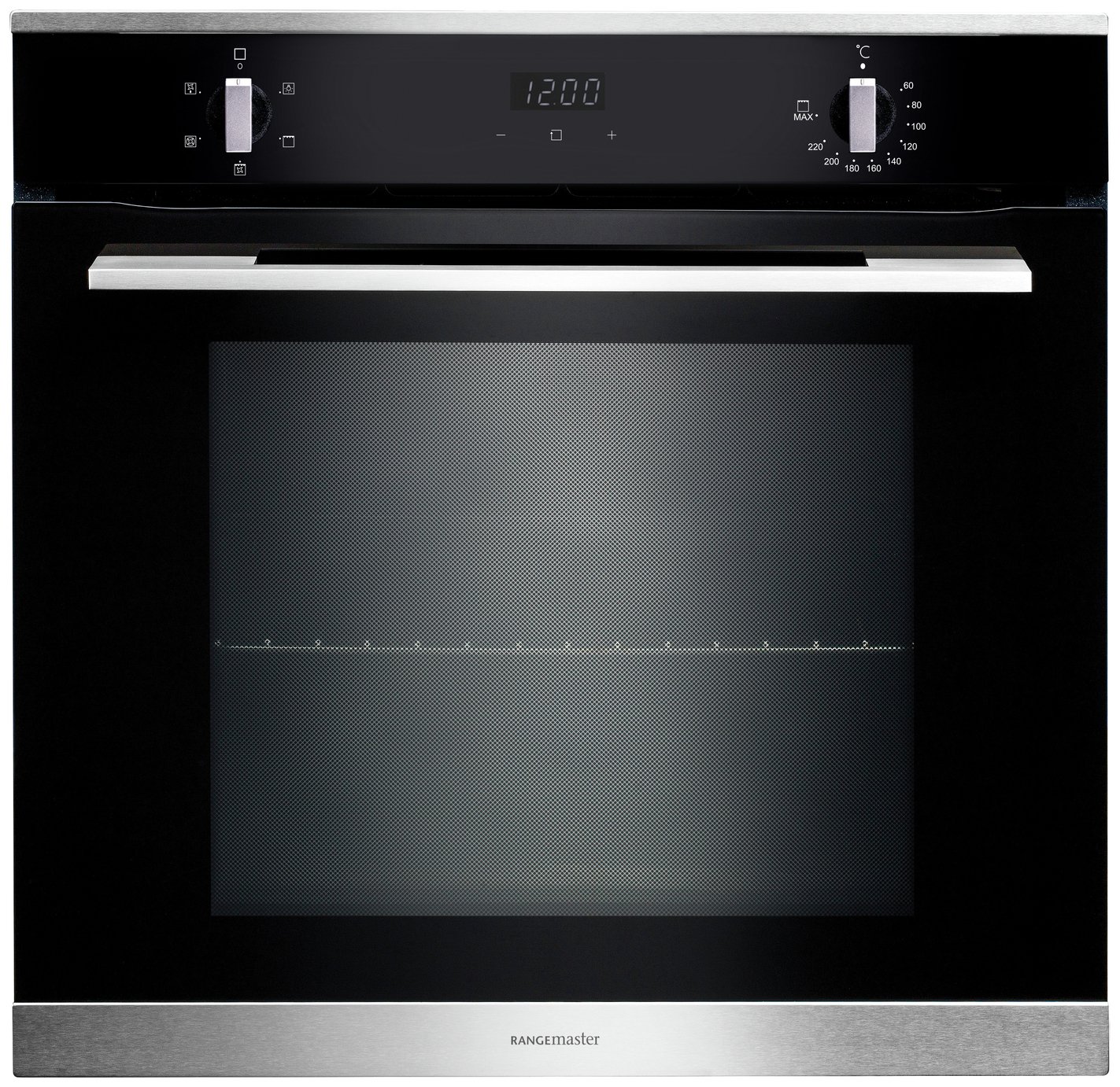 Rangemaster RMB605BL/SS Built In Electric Oven - Black