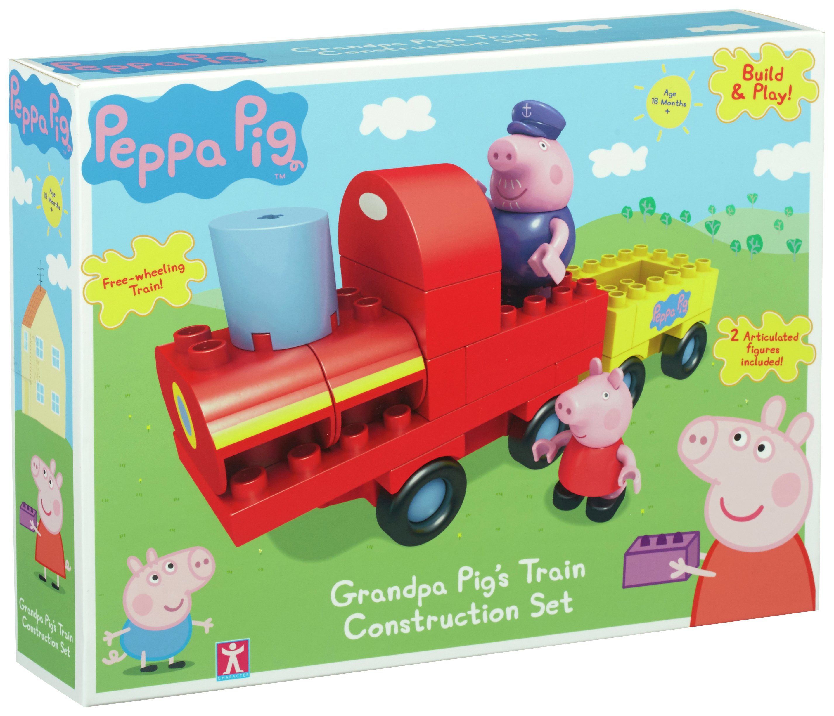 Peppa pig best sale lego train