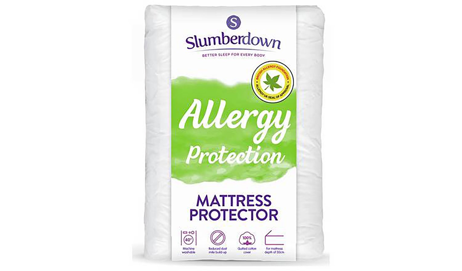 Slumberdown Allergy Protection Mattress Protector - Double