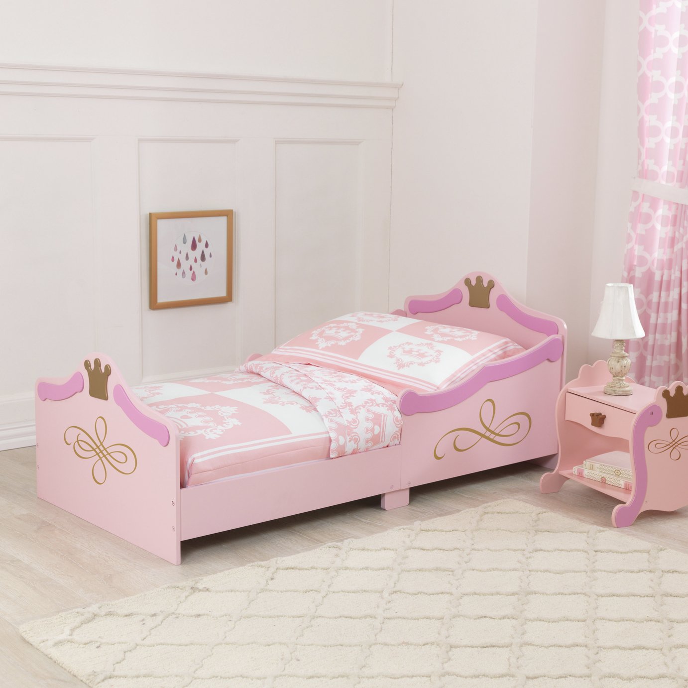 KidKraft Princess Wooden Toddler Bed at Argos review