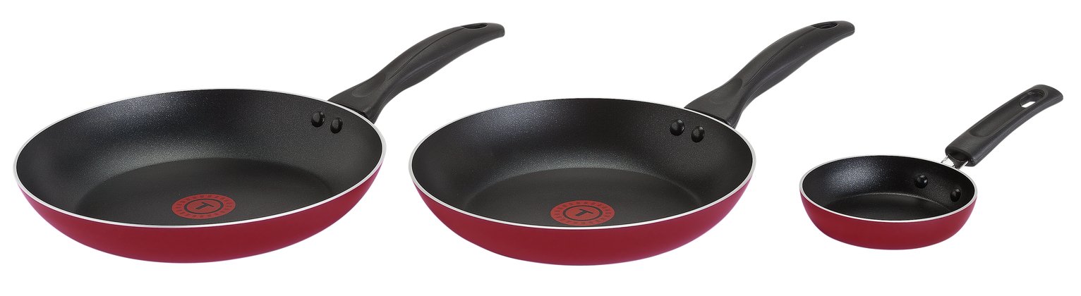 Tefal Easycare 3 Piece Aluminium Frying Pan Set