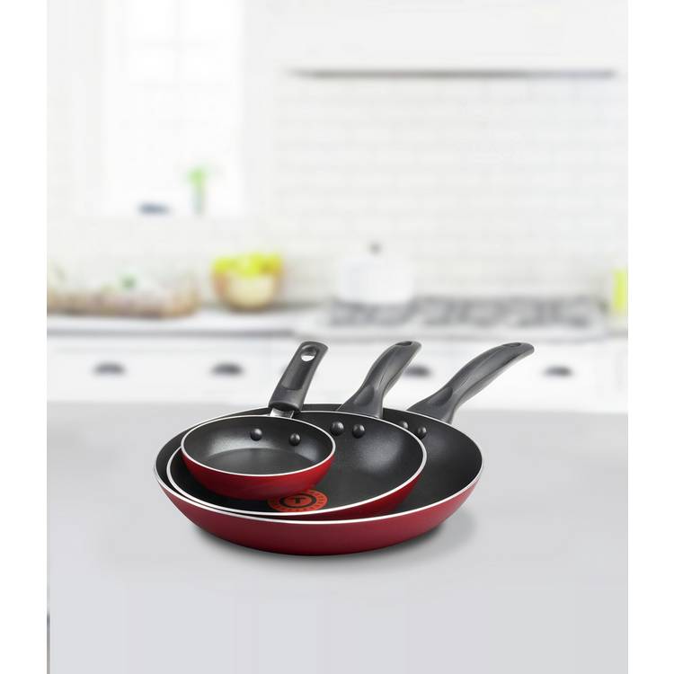 Tefal Easycare 3 Piece Aluminium Frying Pan Set 0
