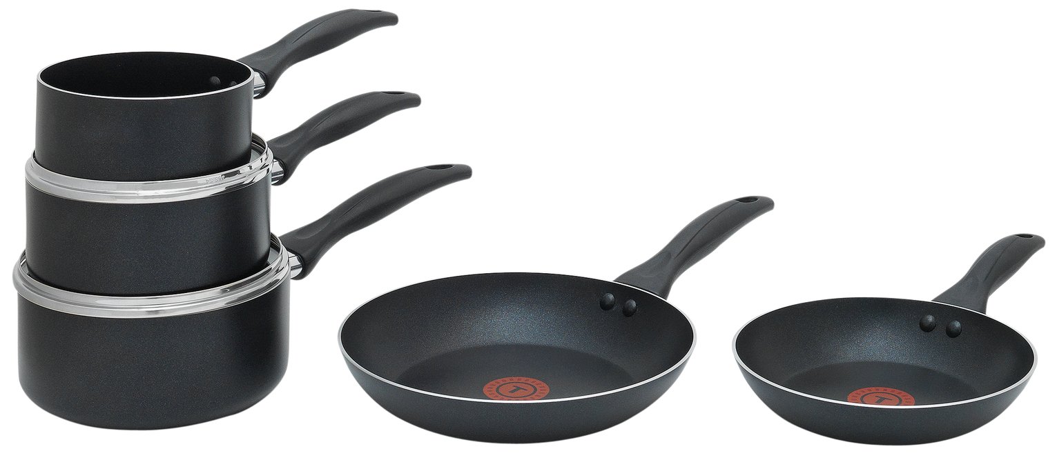 Tefal Easycare 5 Piece Non-Stick Pan Set