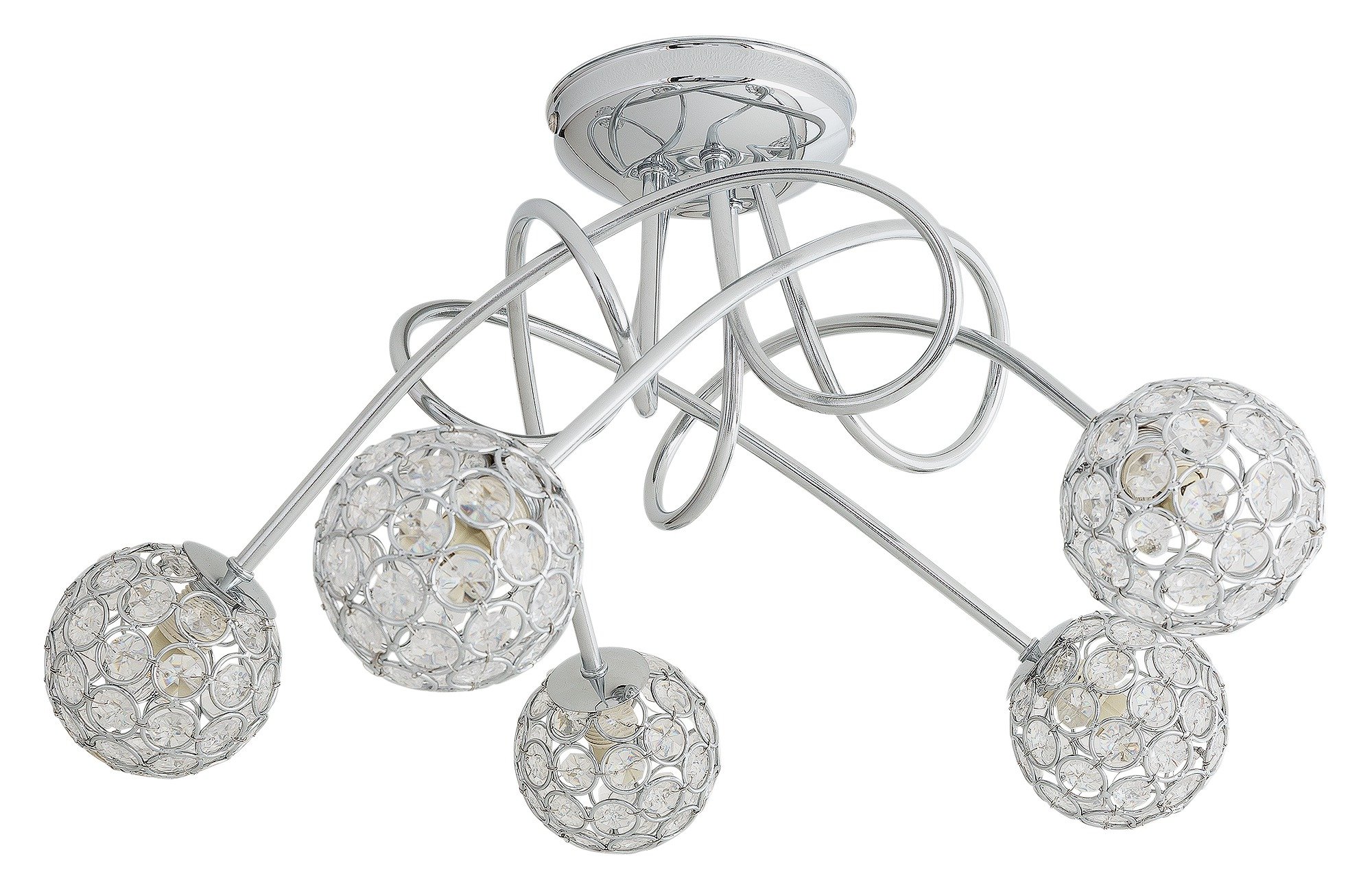 Argos Home Amelia 5 Light Beaded Globes Ceiling Light