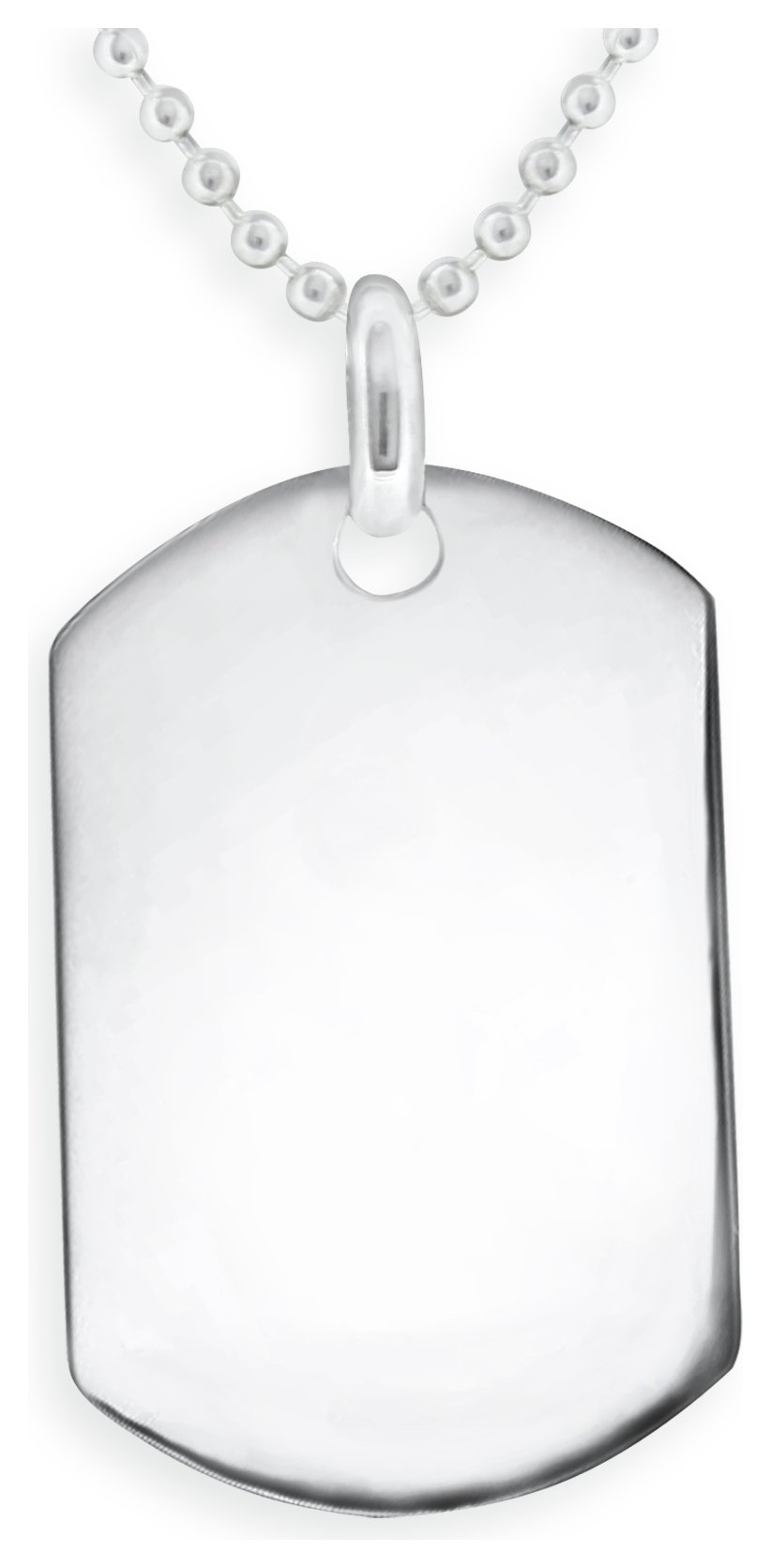 Revere Men's Sterling Silver Dog Tag Pendant Review