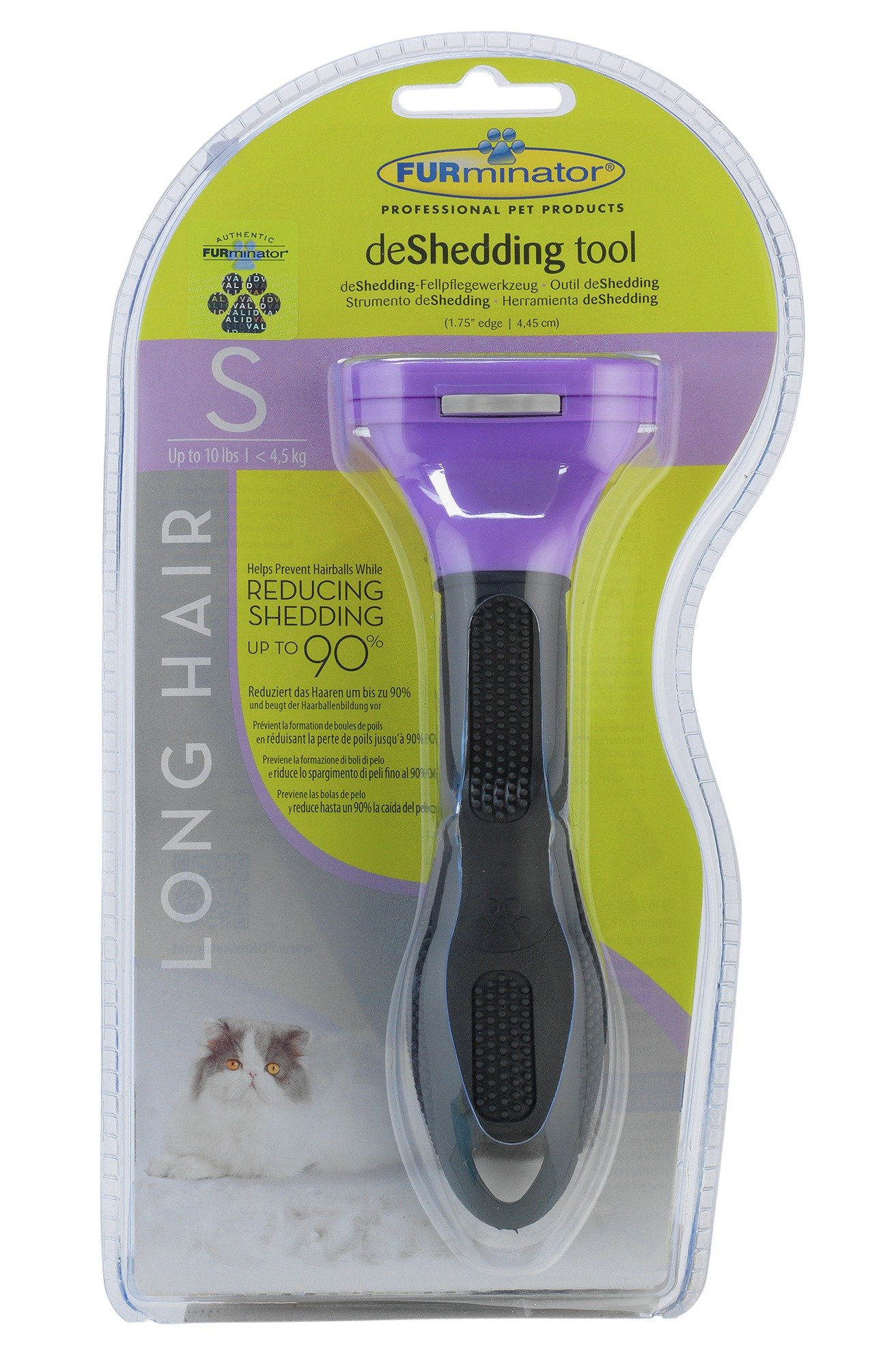 FURminator DeShedding Tool for Small Cats with Long Hair