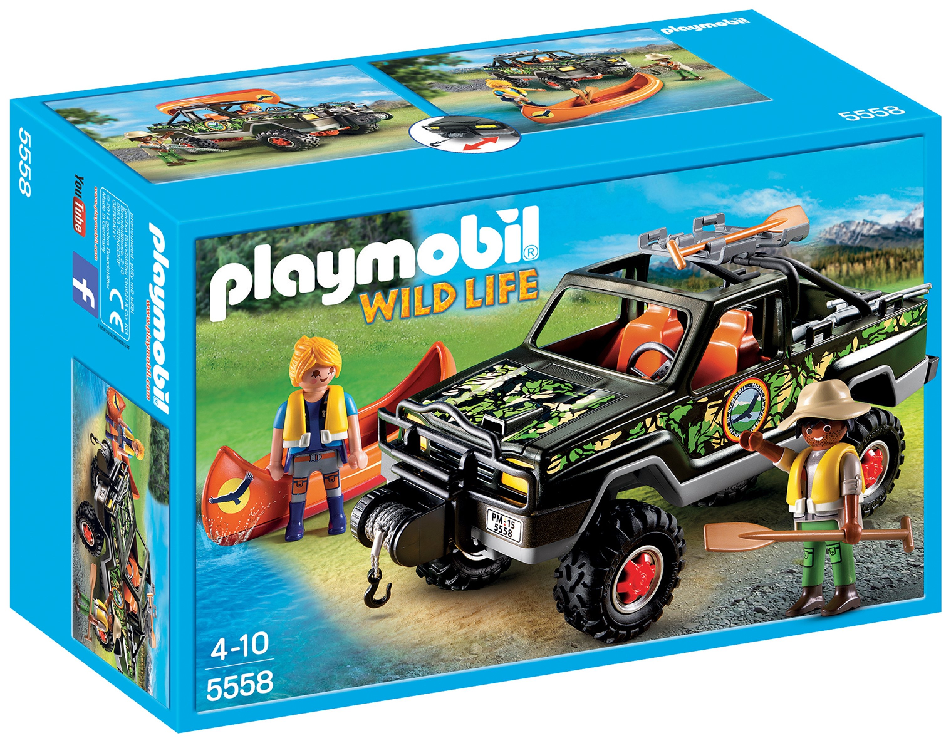 Playmobil 5558 Adventure Pickup Truck.