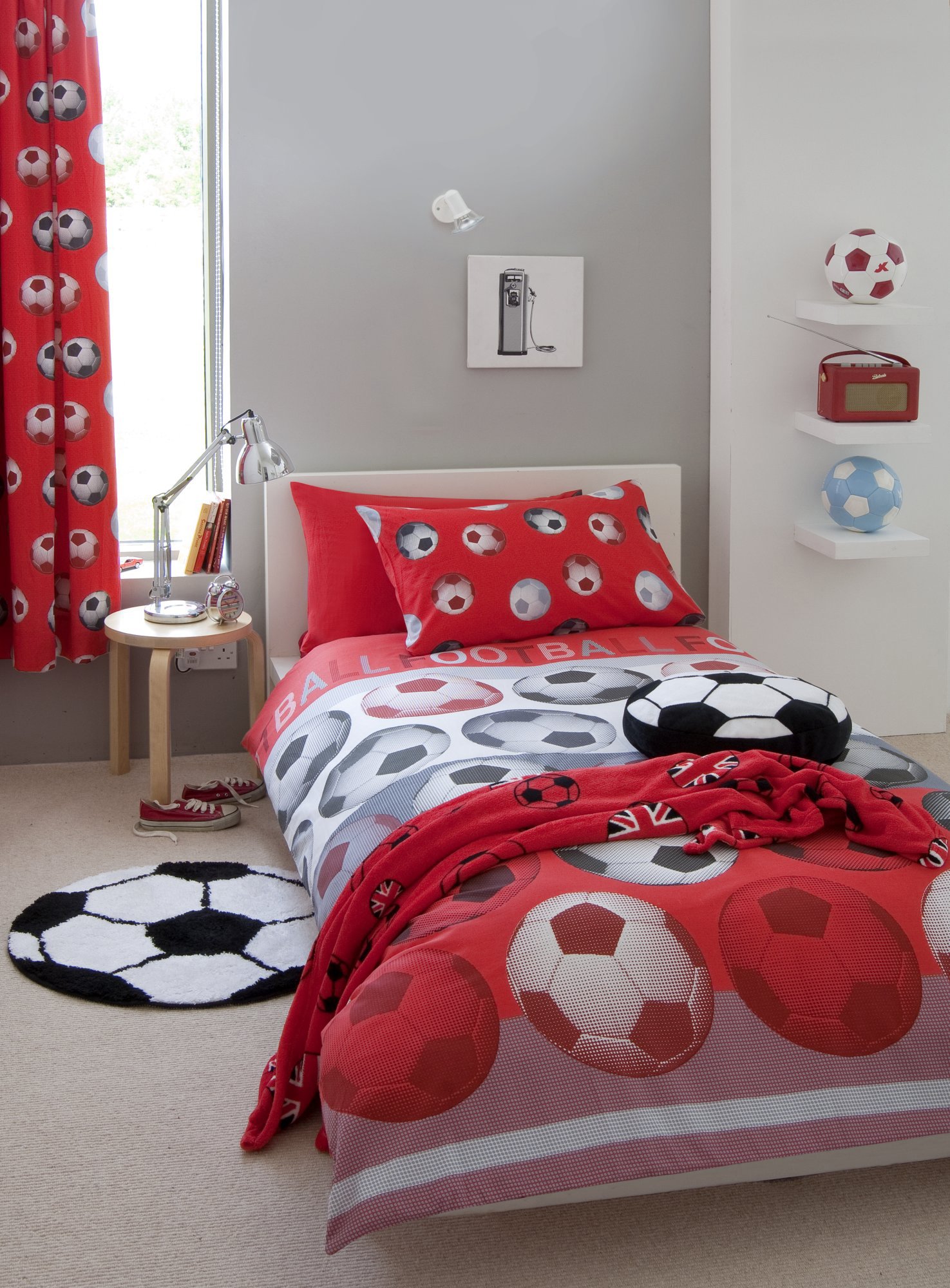 Catherine Lansfield Football Curtains Review