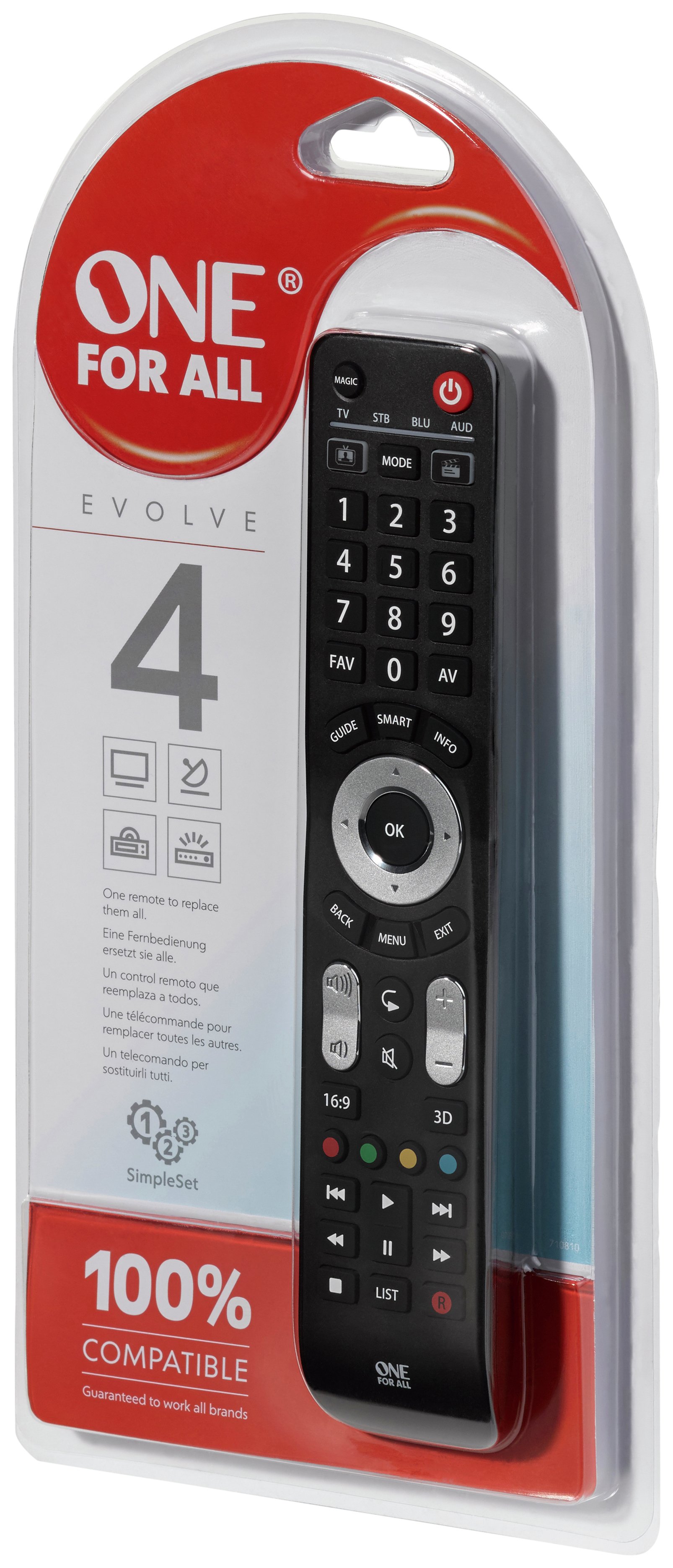 One For All Evolve 4 Way Universal Remote Control Reviews