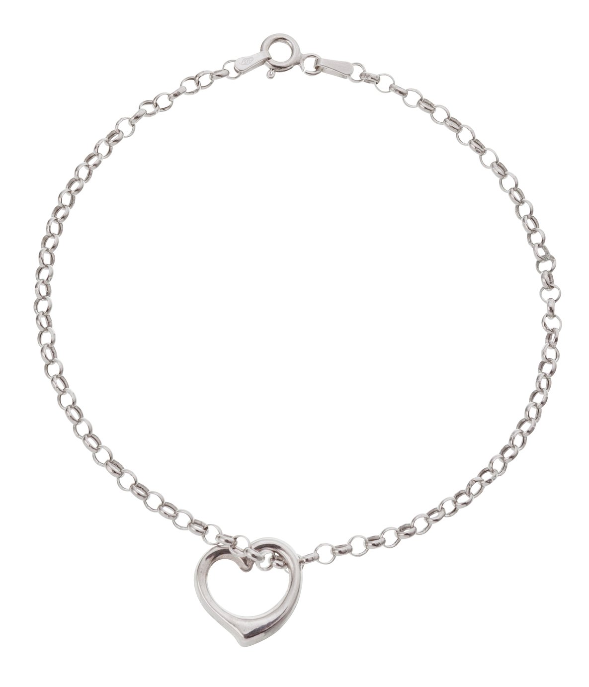 Revere 9ct White Gold Floating Heart Bracelet Review