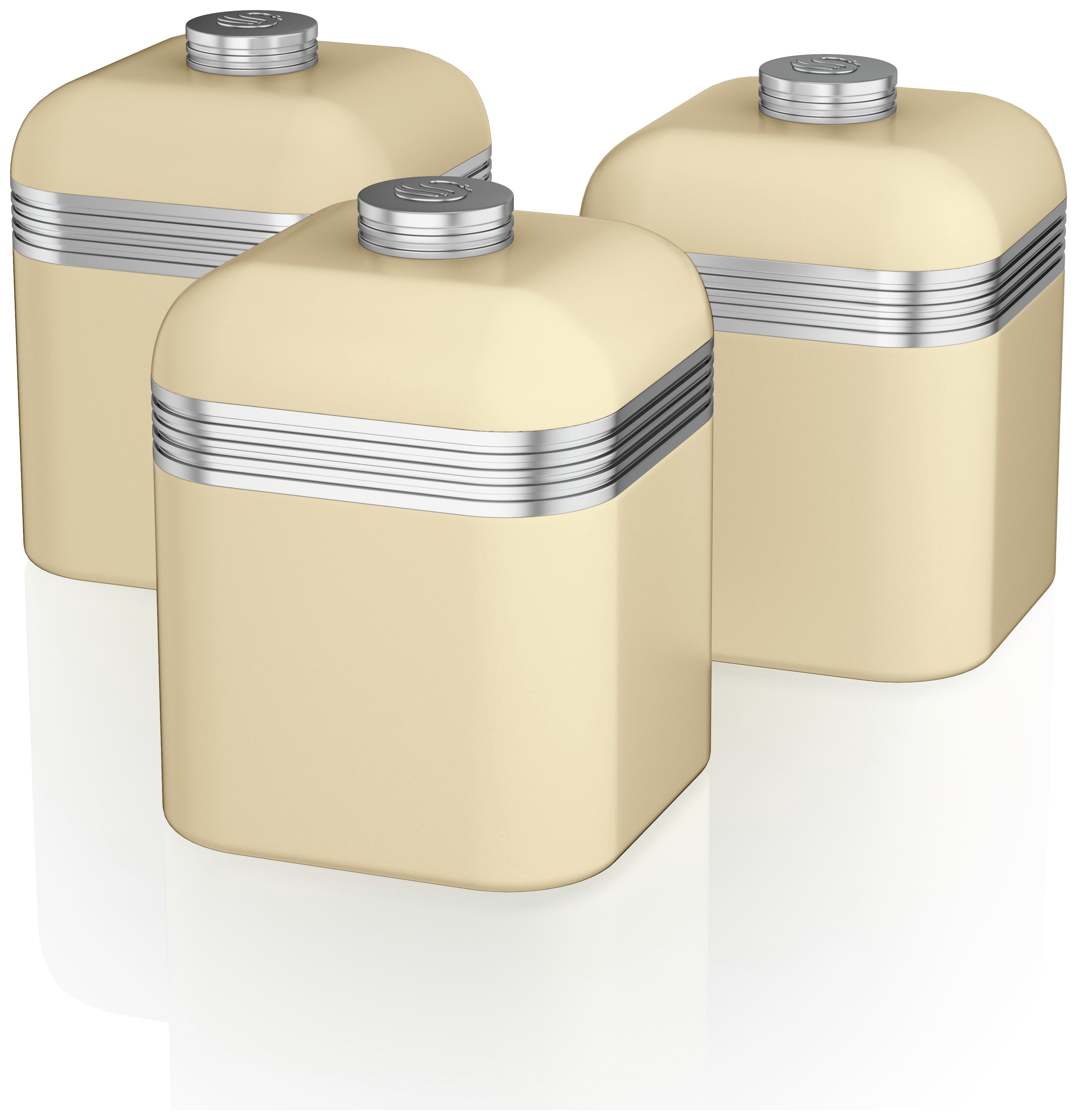 Swan Canister Set - Cream