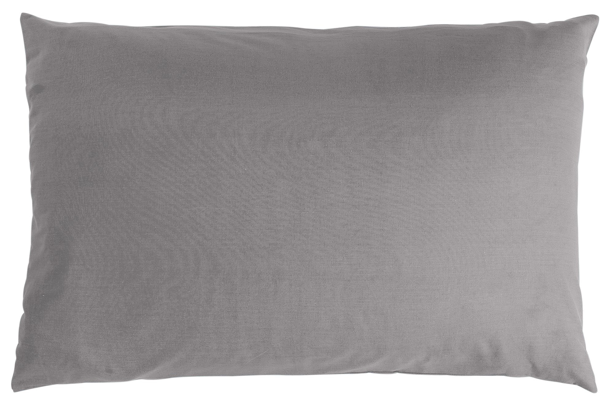 Habitat Easycare Plain Standard Pillowcase Pair - Grey