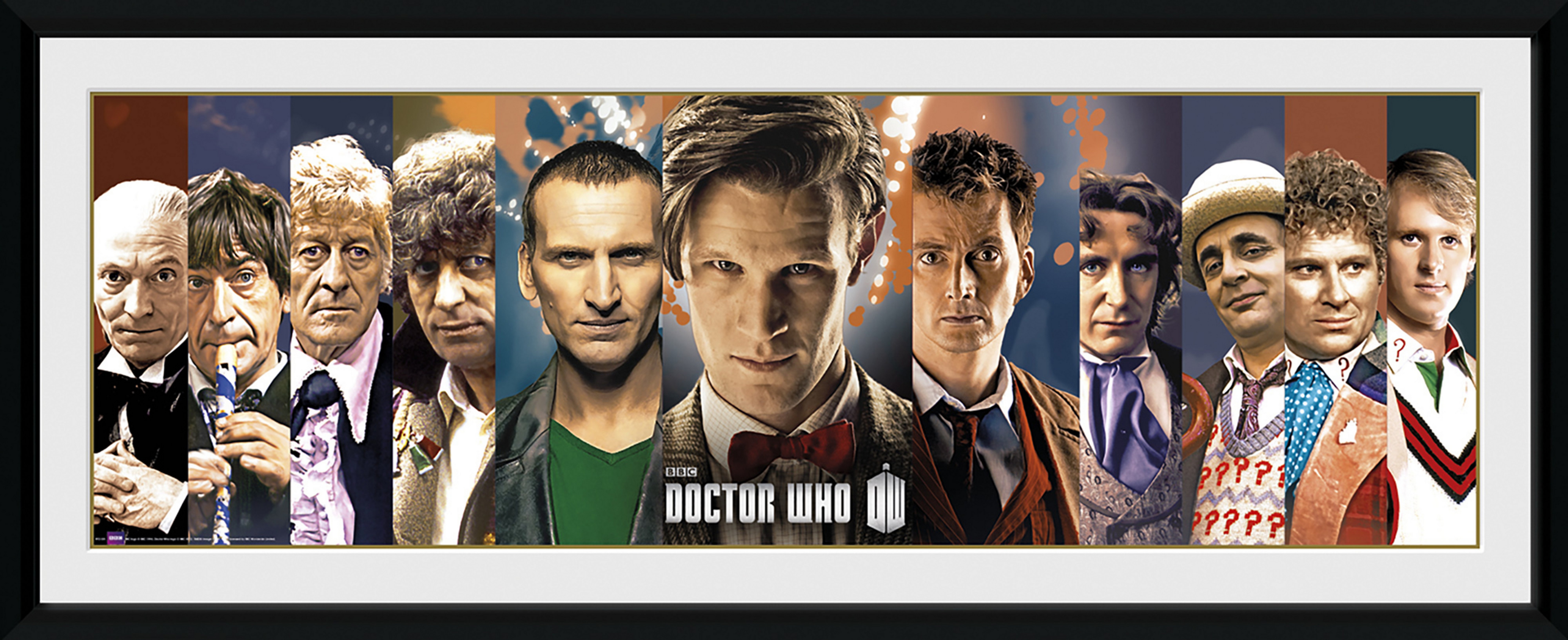 Dr Who 11 Doctors Framed Print review