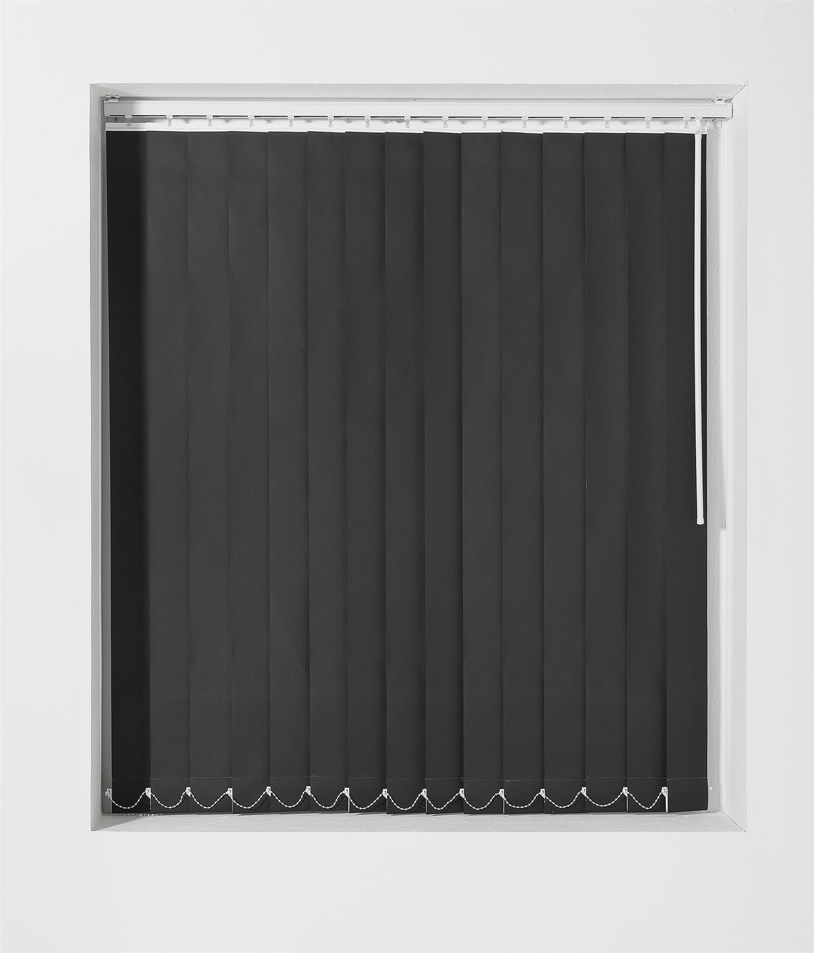 Argos Home Vertical Blinds Slat Pack 244x137cm Black DimOut Reviews