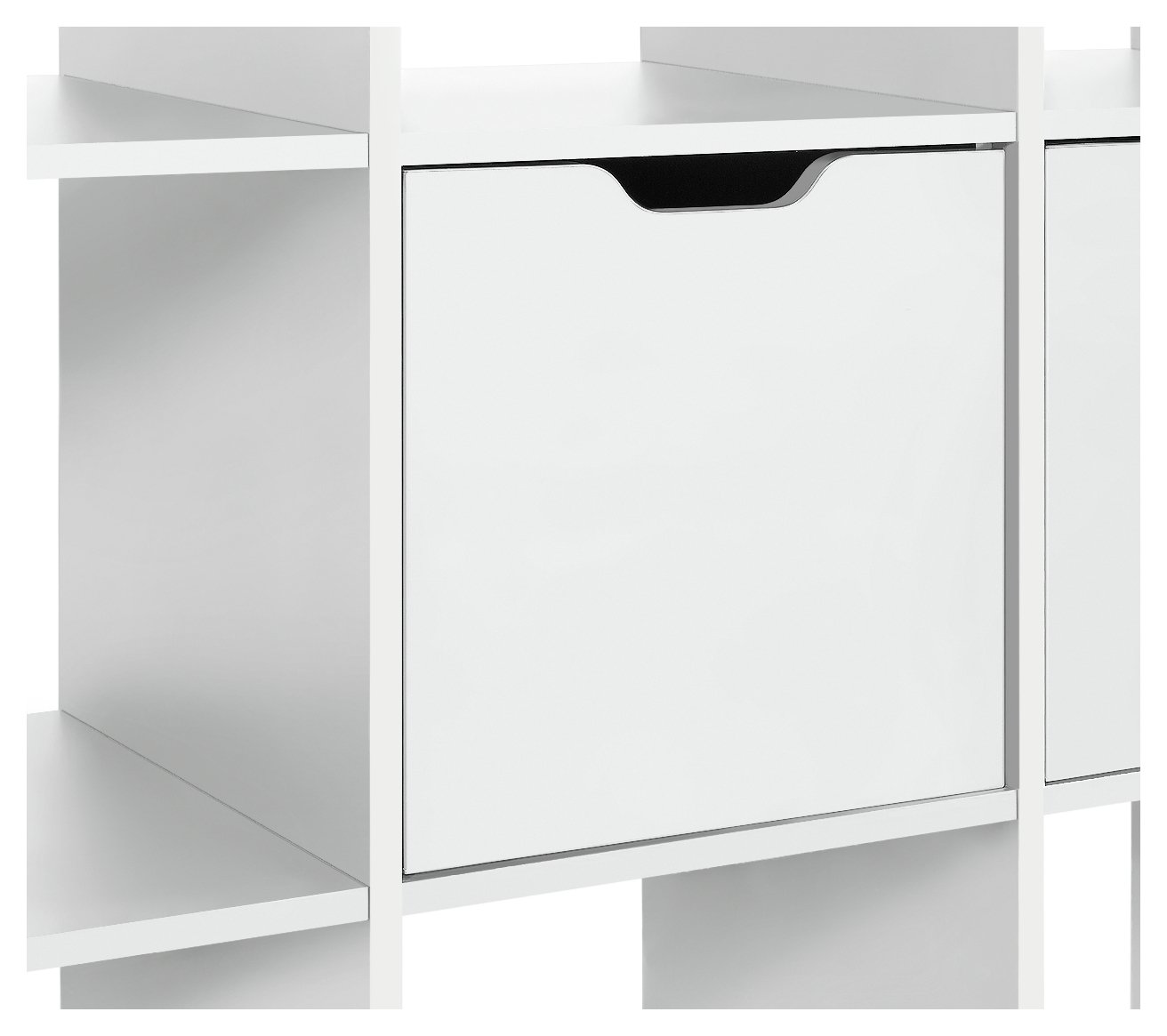 Habitat Squares Plus Door Fitting - White Gloss