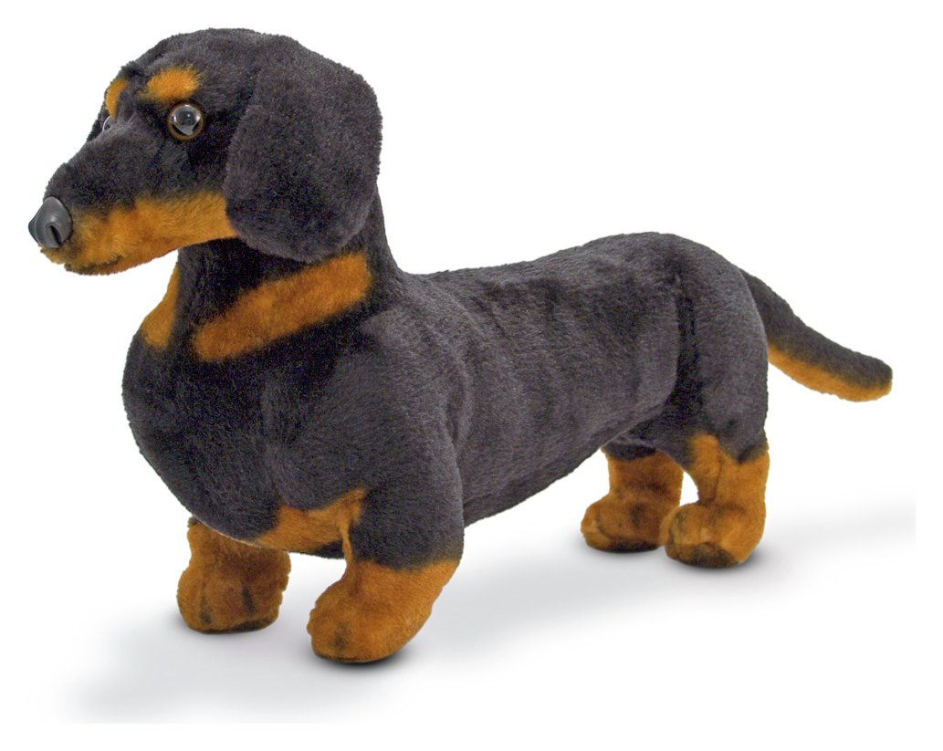 sausage dog soft toy