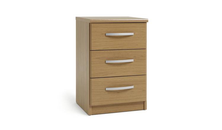 Oak colour bedside deals tables