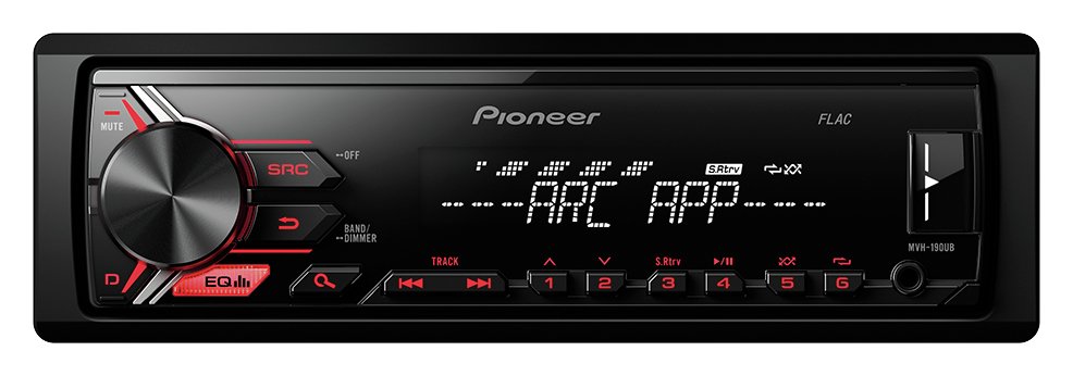 Pioneer MVH-190UB FM/AM USB AUX Car Stereo