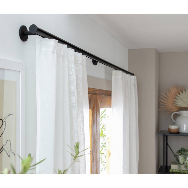 Argos Home Black Curtain Track - 200cm 0