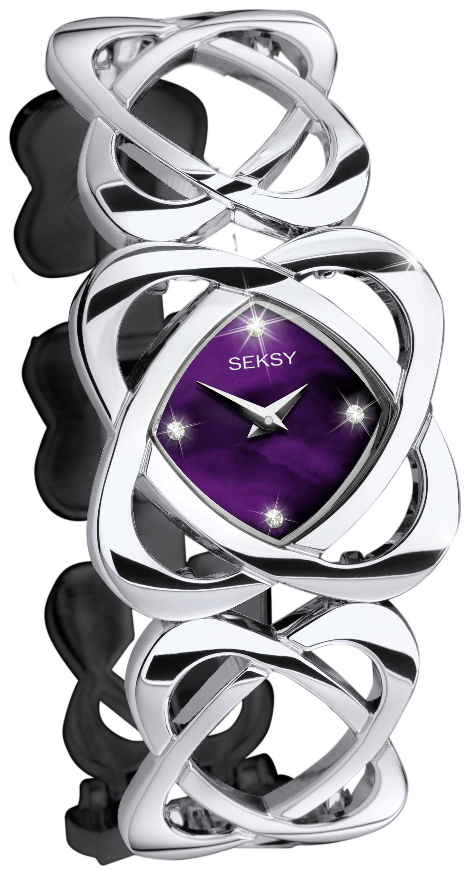 Seksy Ladies Silver Stainless Steel Bracelet Watch Review