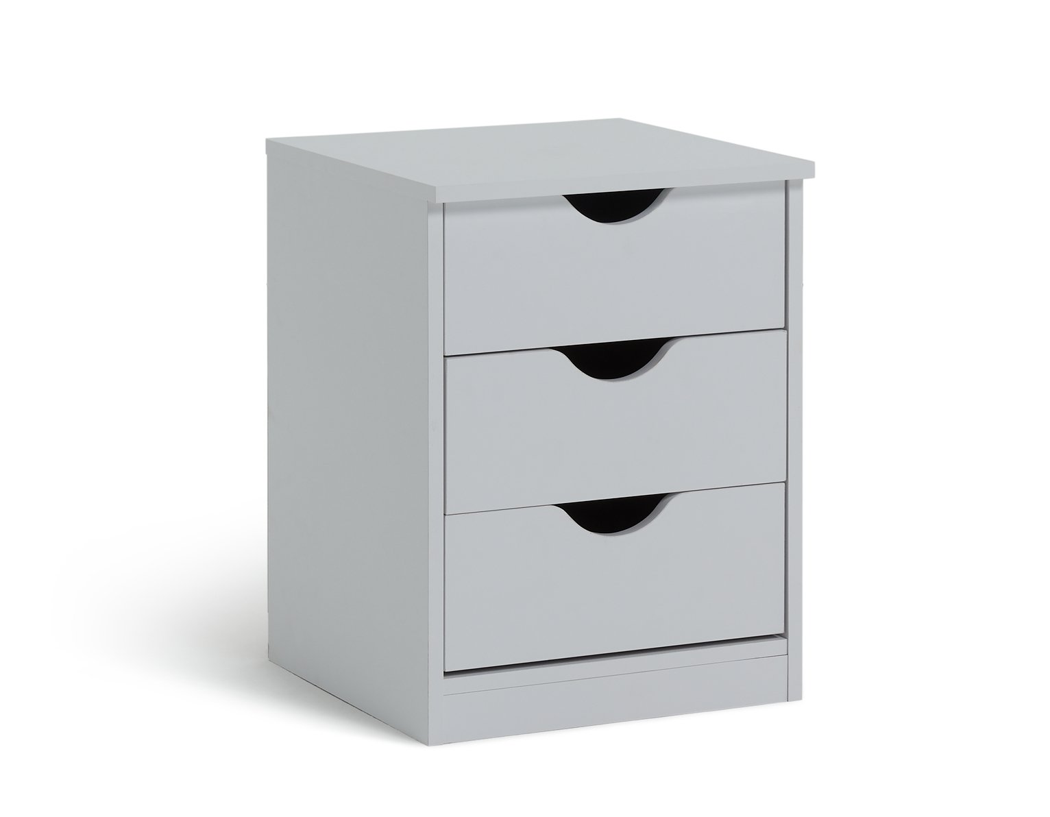 Habitat Kids Pagnell 3 Drawers Bedside Table - White