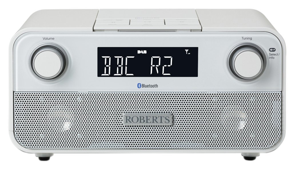 Roberts Radio Bluetune 50 DAB Clock Radio - White