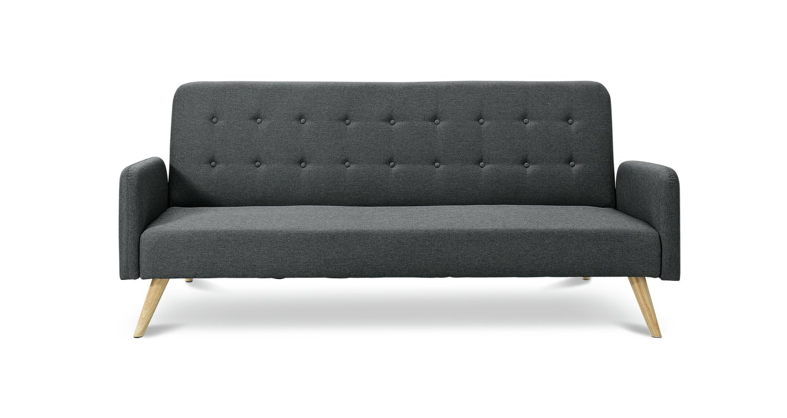 Habitat Marseille Clic Clac Fabric Sofa Bed - Black