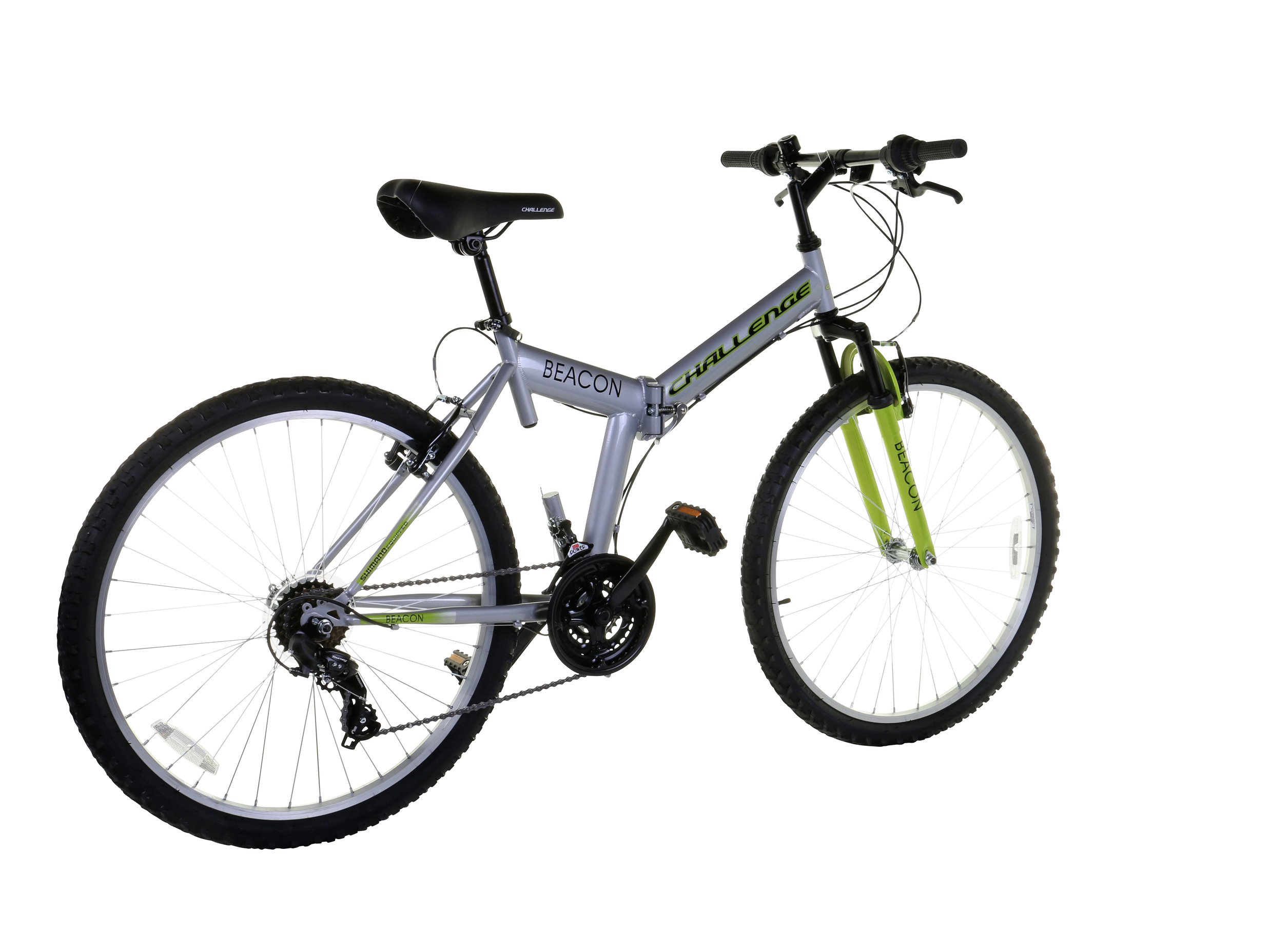 challenge beacon 26 inch wheel size mens folding bike