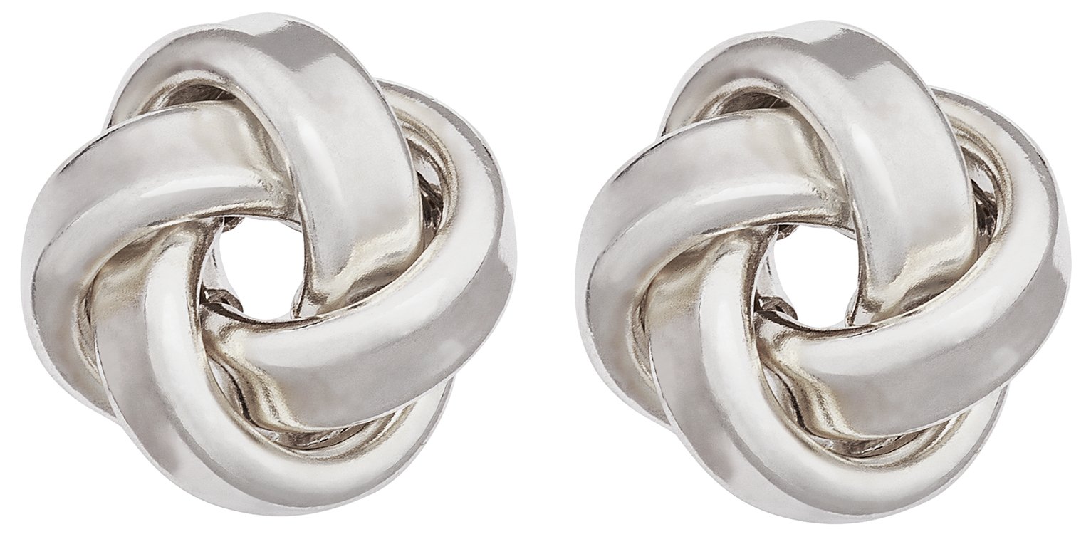 Revere Italian Sterling Silver Knot Stud Earrings Review