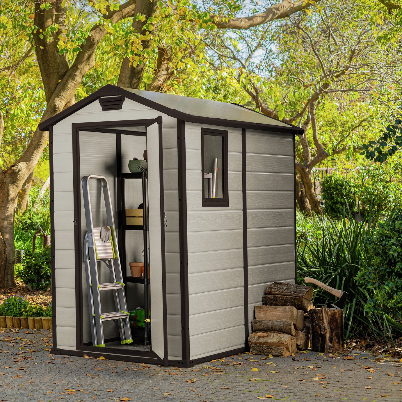 Keter Manor Apex Garden Storage Shed 4 x 6ft Review