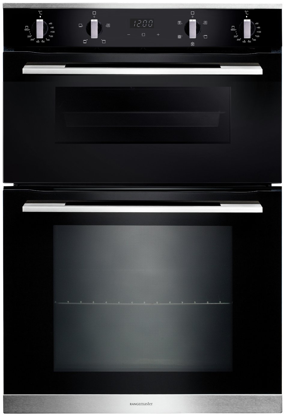 Rangemaster RMB9045BL Built In Double Electric Oven - Black
