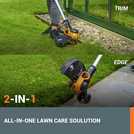 Buy Worx 30cm Cordless Grass Trimmer with 2 Batteries 20V