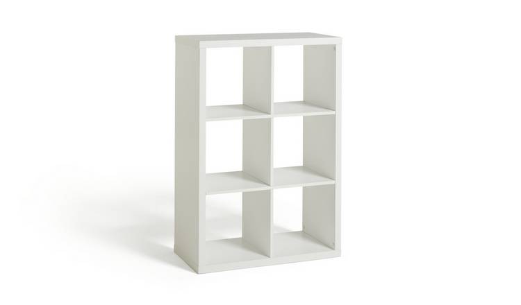 White shelving outlet unit argos