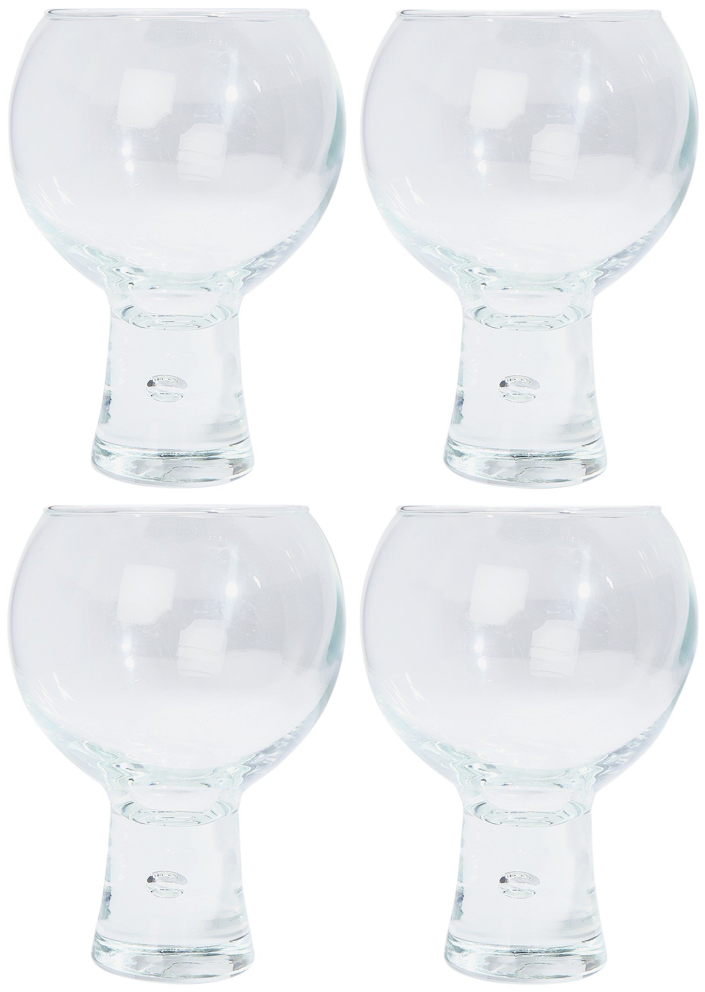 Argos Home Set of 4 Chunky Bubble Large Wine Glasses