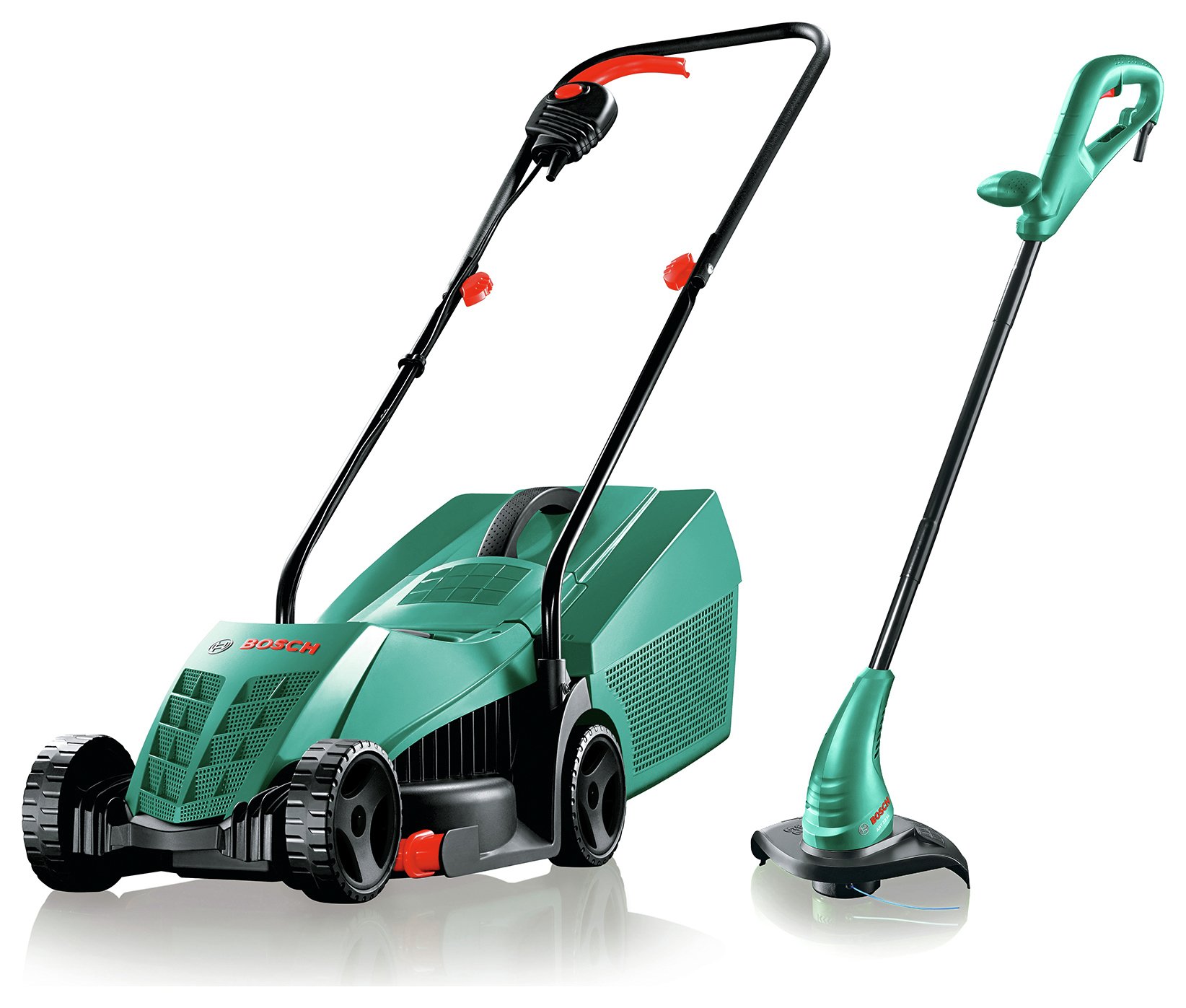 Bosch Rotak 32cm Corded Mower And Trimmer - Twin Pack