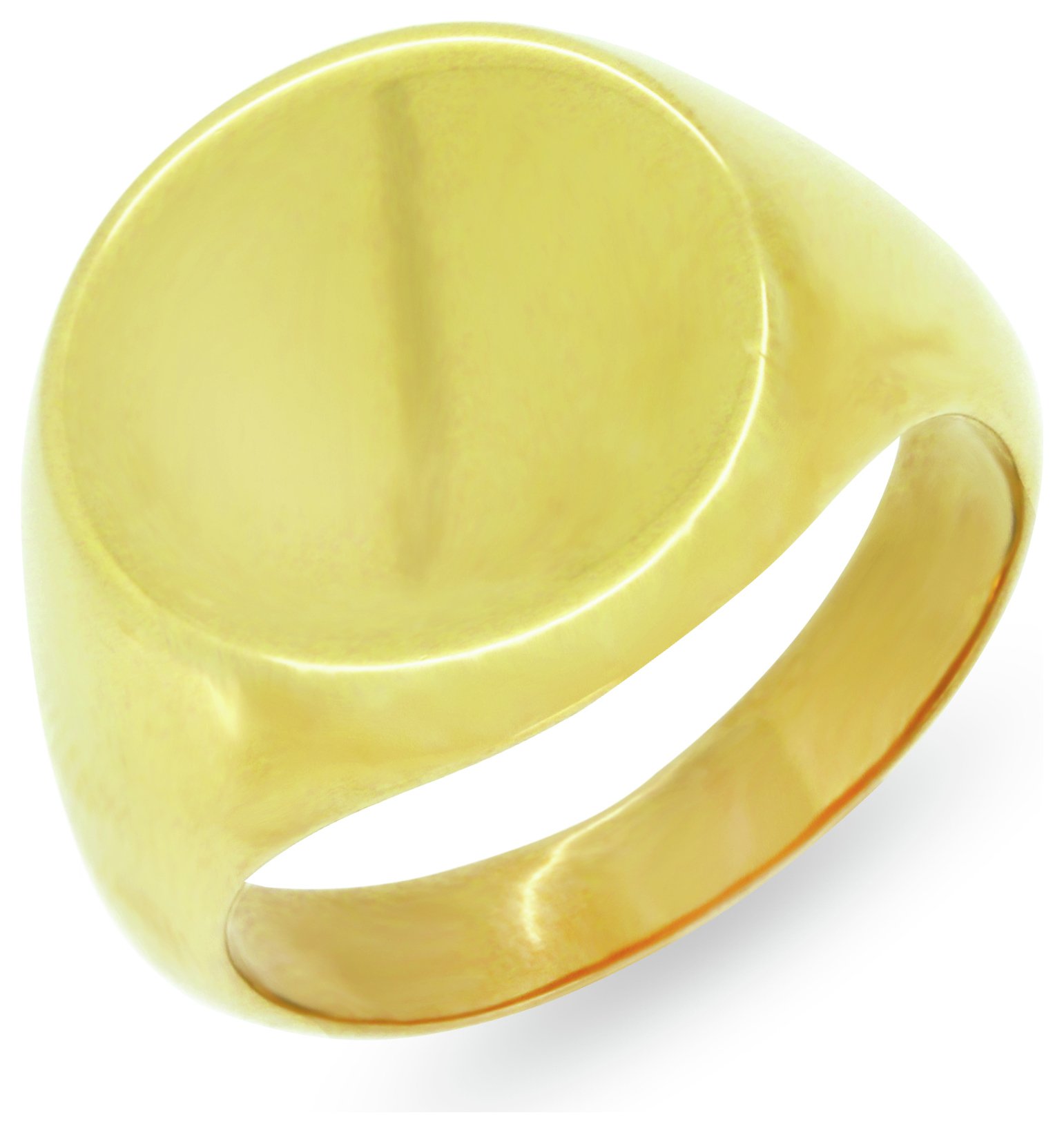 Domain Gents' Gold Plated Silver Signet Ring. Review